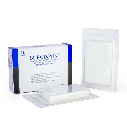 Surgispon Esponja Hemostática de Gelatina 60x30x10 mm; esponja