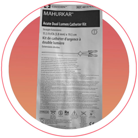 KIT CATETER MAHURKAR RECTO 11.5fr x 19.5cm, Covidien