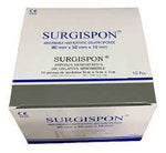 SURGISPON Esponja Hemostática de Gelatina Absorbible 80x50x10 mm